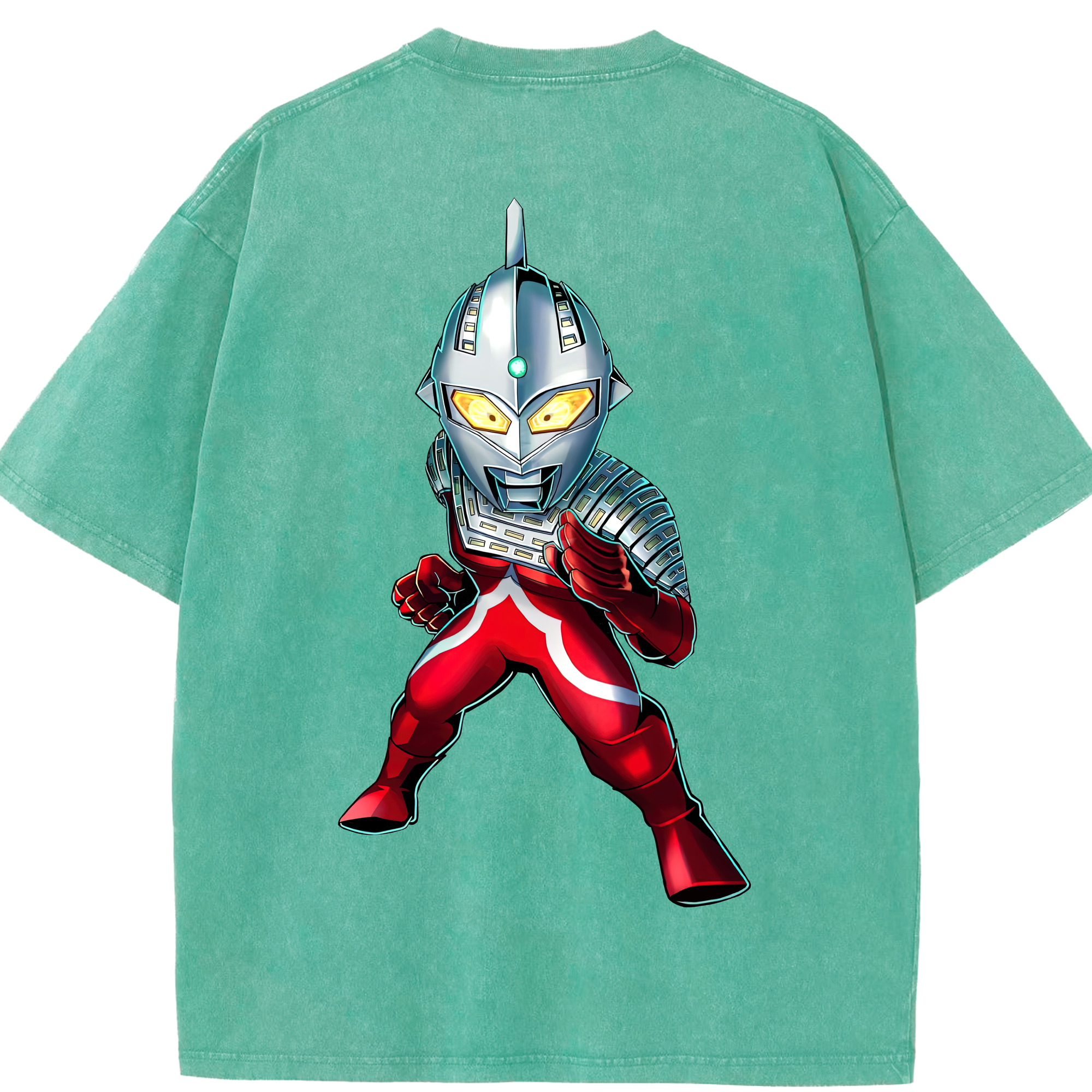 （画像用） ウルトラマン Ultraman 綿100% ヴィンテージ風 半袖Tシャツ（背面プリント）